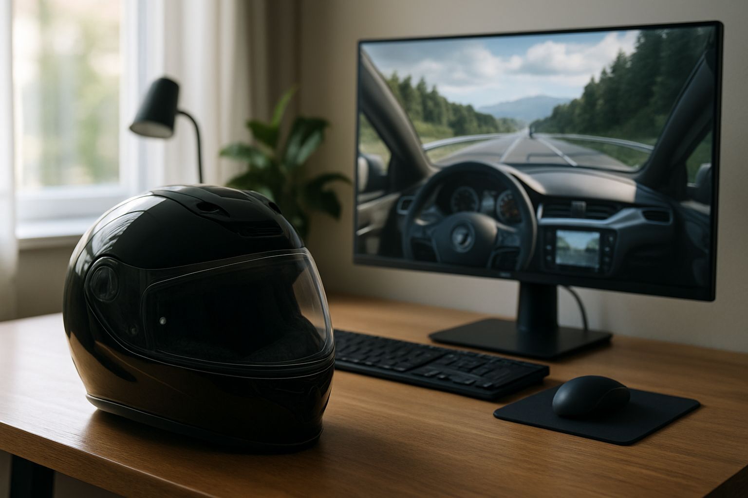 Perfectionnez-vous avec notre simulateur code route moto